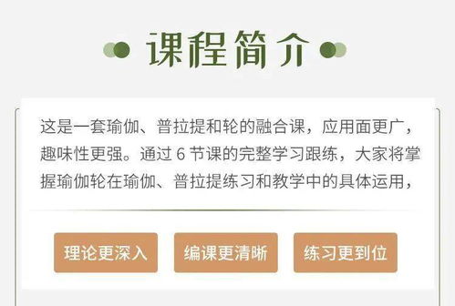 輪瑜伽6大主題課程體系 團(tuán)課與私教精品模板助力身心平衡